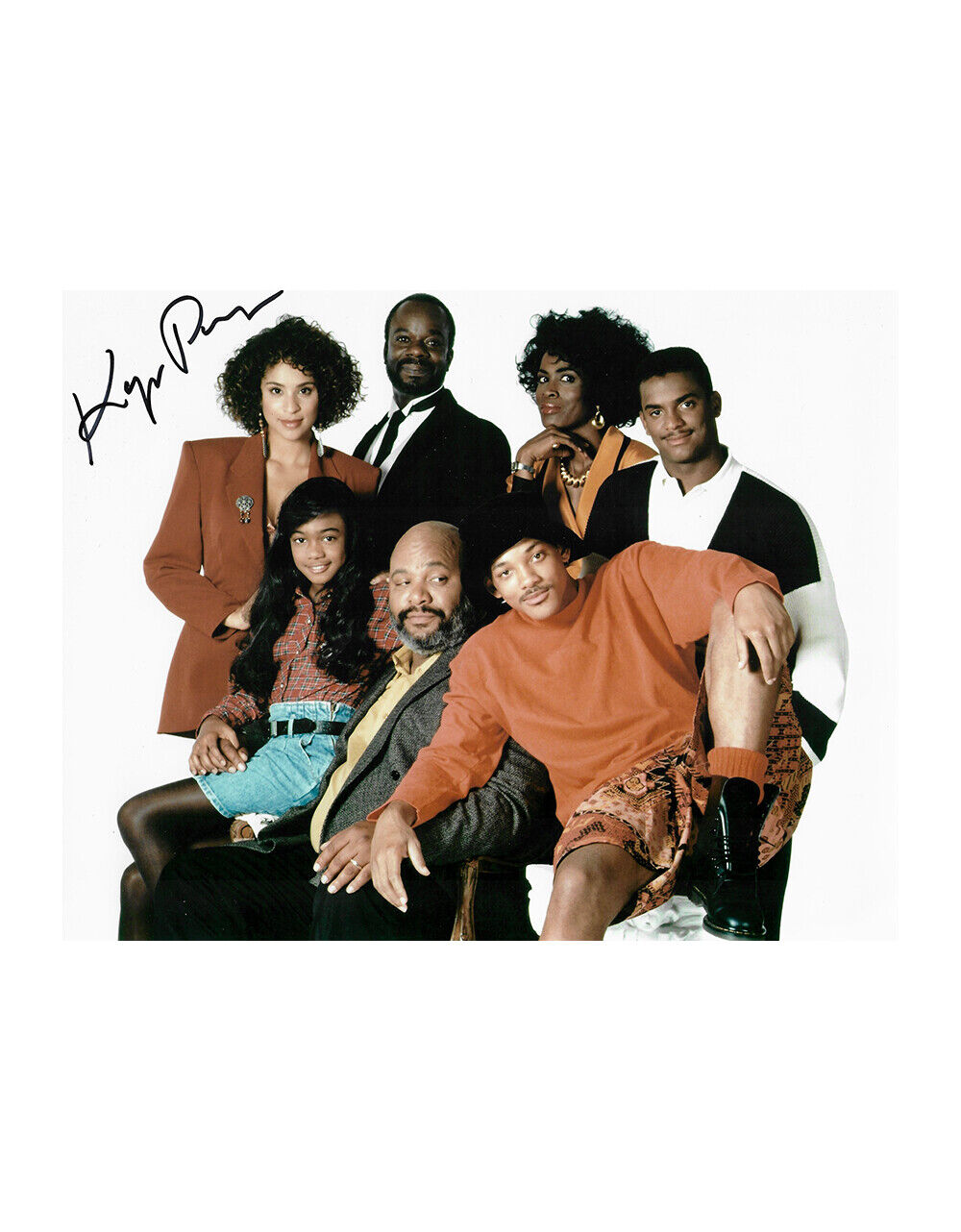 10x8 Fresh Prince Of Bel-Air Print Signed by Karyn Parsons 100% With COA