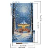 Snowy Carousel - Diamond Painting - Full Round Drill (Canvas|40*70cm)