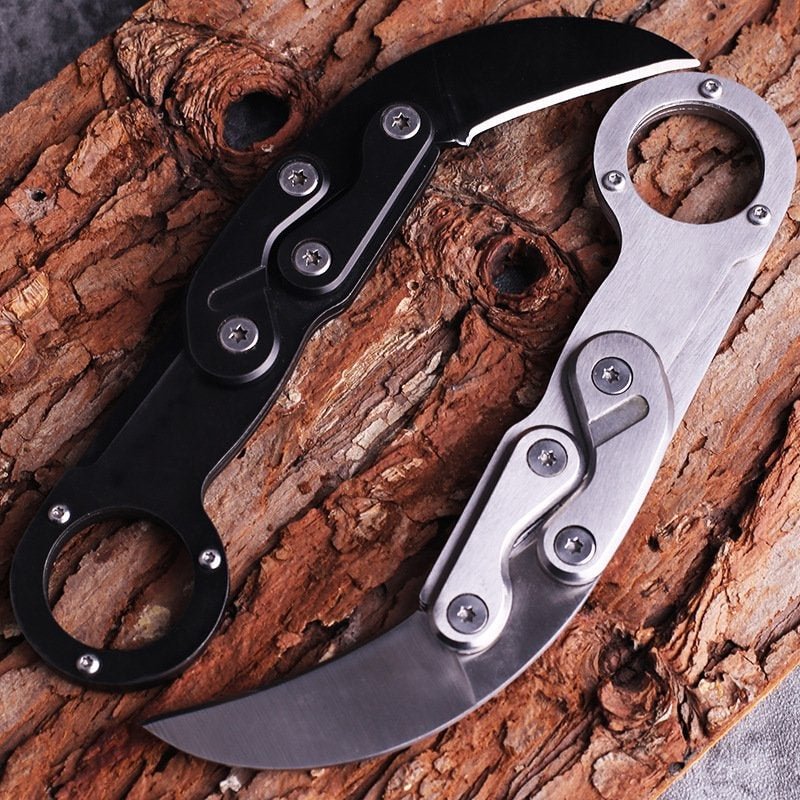 Portable folding claw knife multifunctional mechanical claw knife
