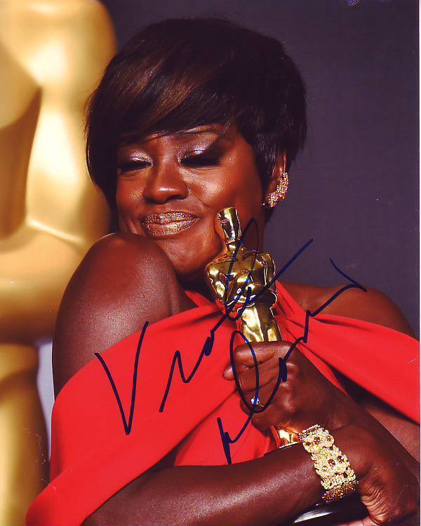 VIOLA DAVIS signed autographed OSCAR ACADEMY AWARDS for FENCES Photo Poster painting