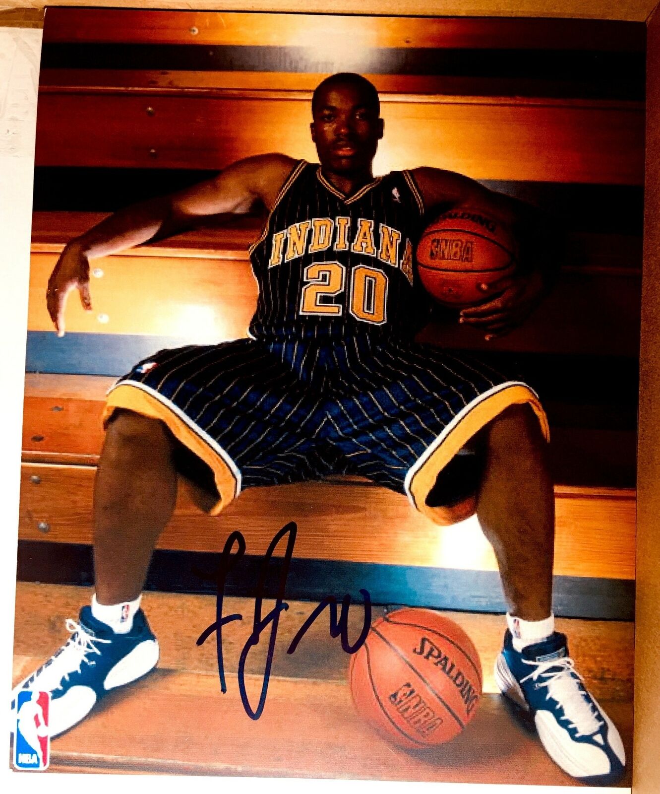 Fred Jones Signed 8x10 Photo Poster painting Indiana Pacers Oregon Ducks Autograph Auto