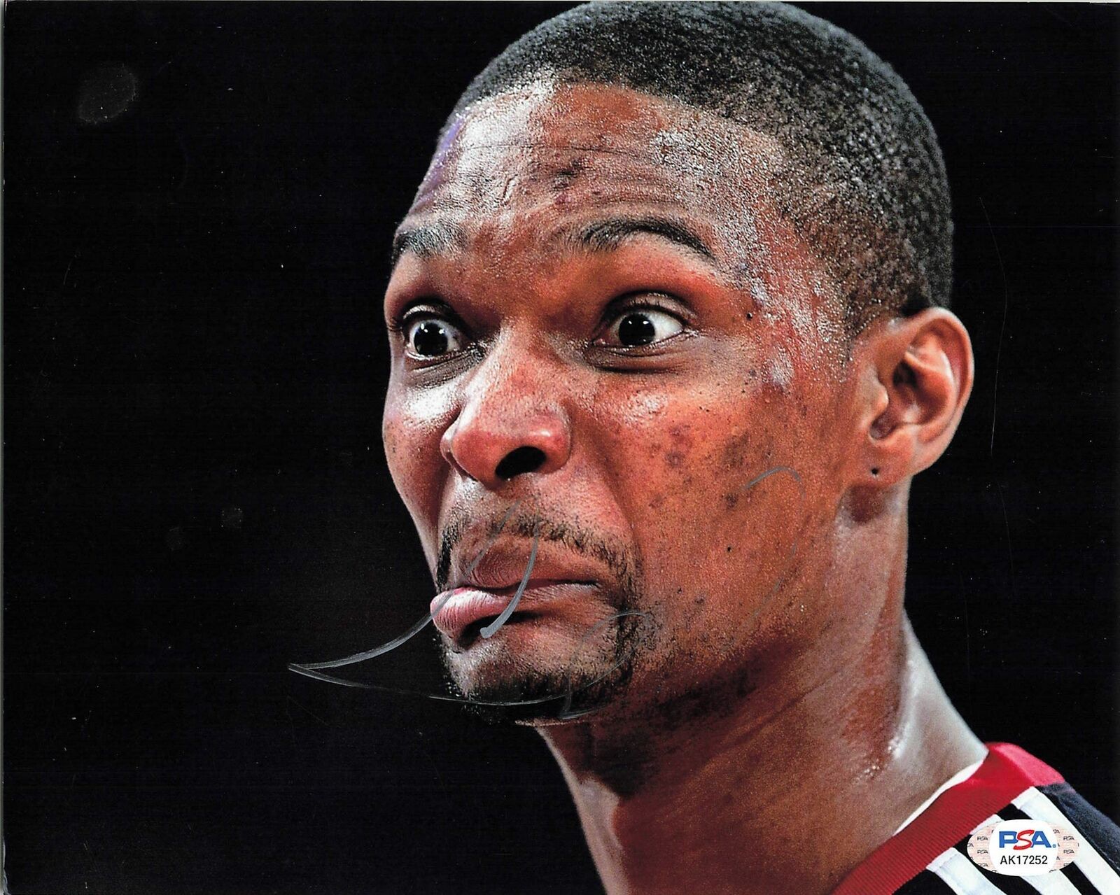 Chris Bosh signed 8x10 Photo Poster painting PSA/DNA Toronto Raptors Autographed