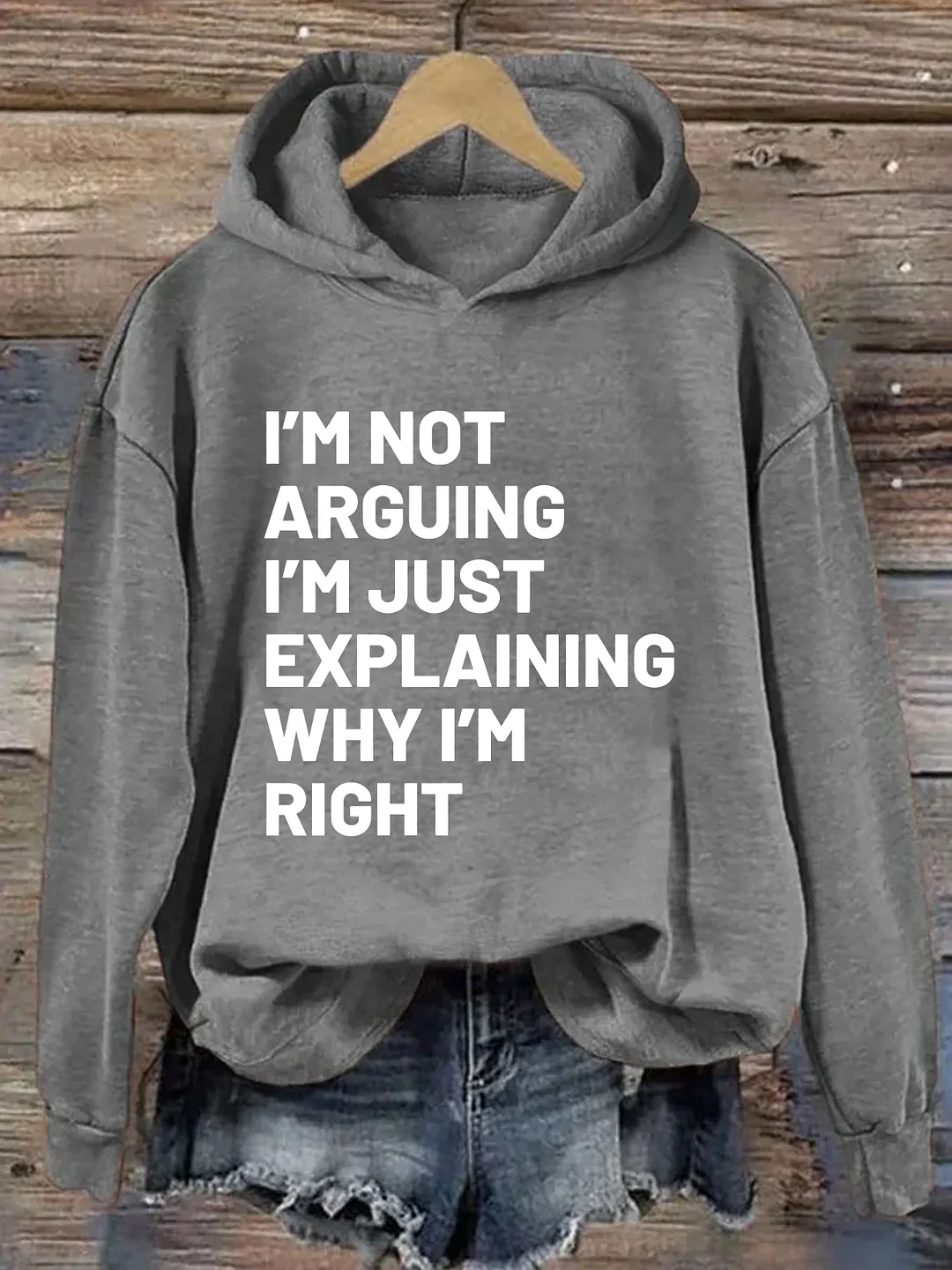 Not Arguing I'm Just Explaining Why I'm Right Hoodie