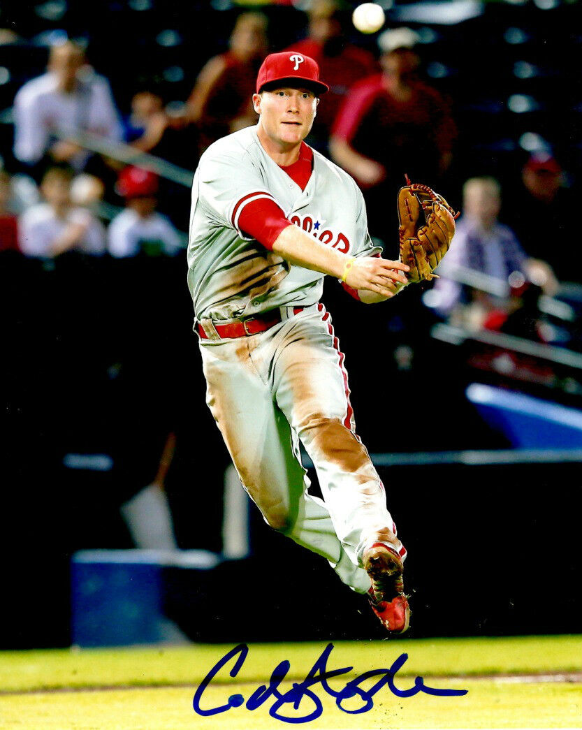 Autographed 8x10 CODY ASCHE Philadelphia Phillies Photo Poster painting - COA