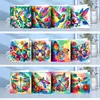 (US Local)12PCS DIY Animals Theme Diamond Art Greeting Cards Congratulations Cards & Gifts