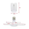 Fan Blade Lamp E27 28W 6000LM LED Industrial Light Bulb Foldable for Home Garage