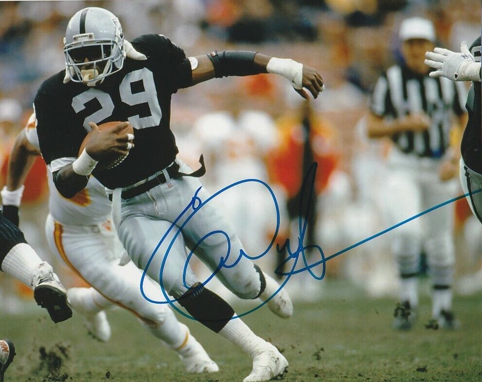 ERIC DICKERSON SIGNED LA RAIDERS 8x10 Photo Poster painting! NFL HALL OF FAME EXACT PROOF!