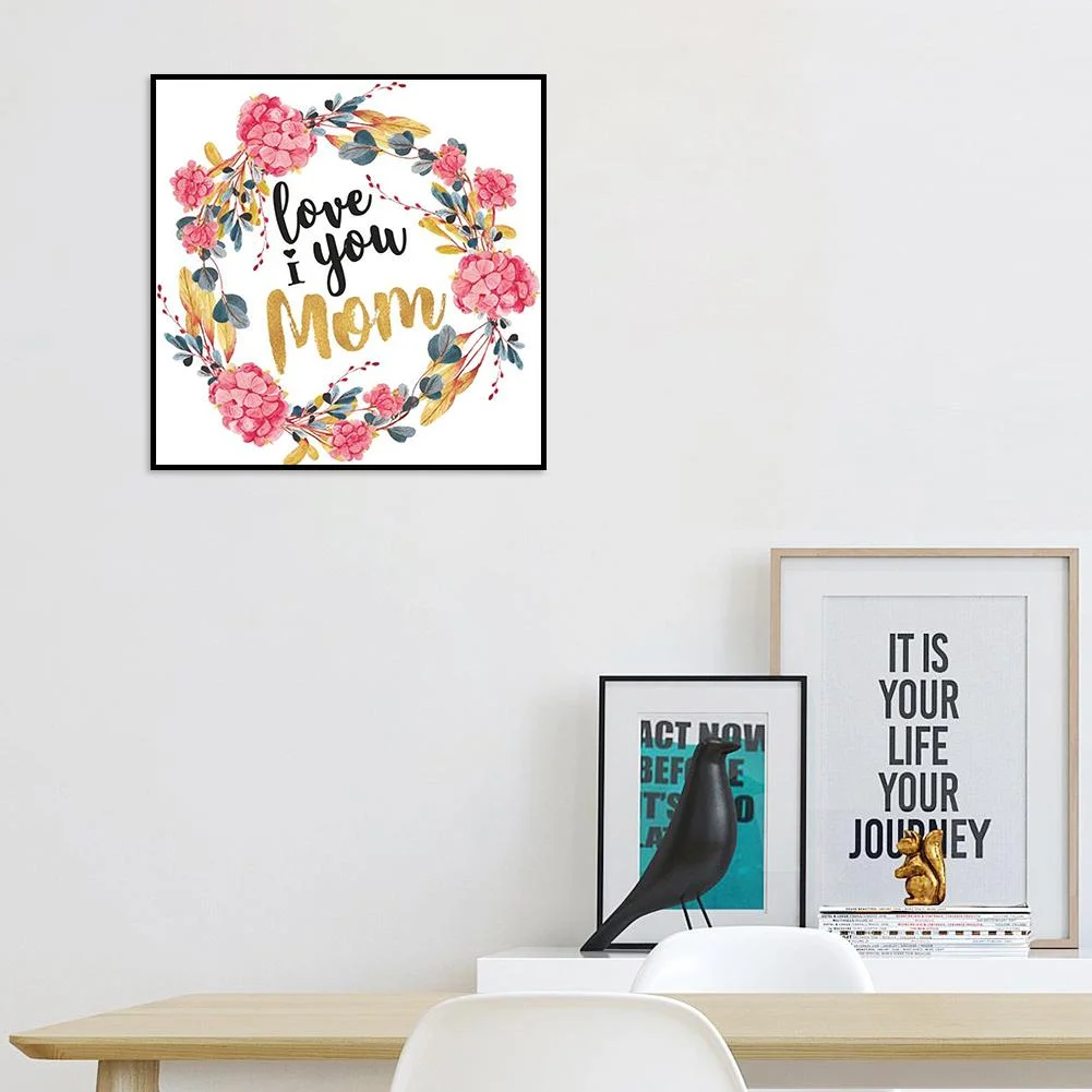 Full Round Diamond Painting 30*30cm - Mother'S Day