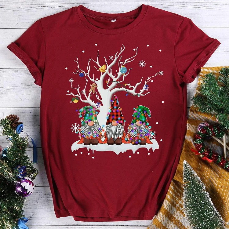 Christmas Gnomes T-shirt Tee -04312-Annaletters