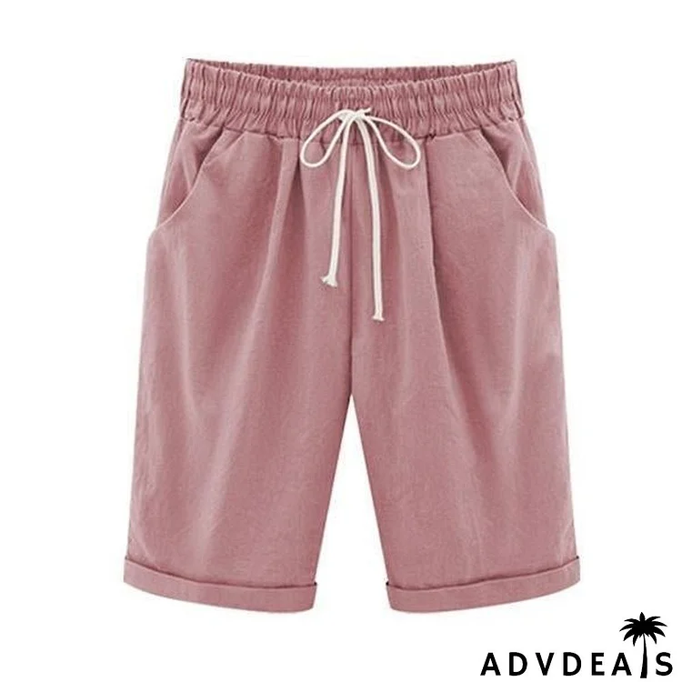 (??Summer Hot Sale -48% OFF??)Elastic Waist Casual Comfy Summer Shorts