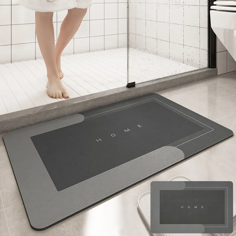 Likron Watches Premium Non-Slip Absorbent Bathroom Mat - Quick-Dry Soft Floor Rug for Home Spa 40x60cm