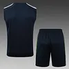 2025/2026 Real Madrid Pre-Match Training Cyan Vest+Shorts Football1:1 Thai Quality