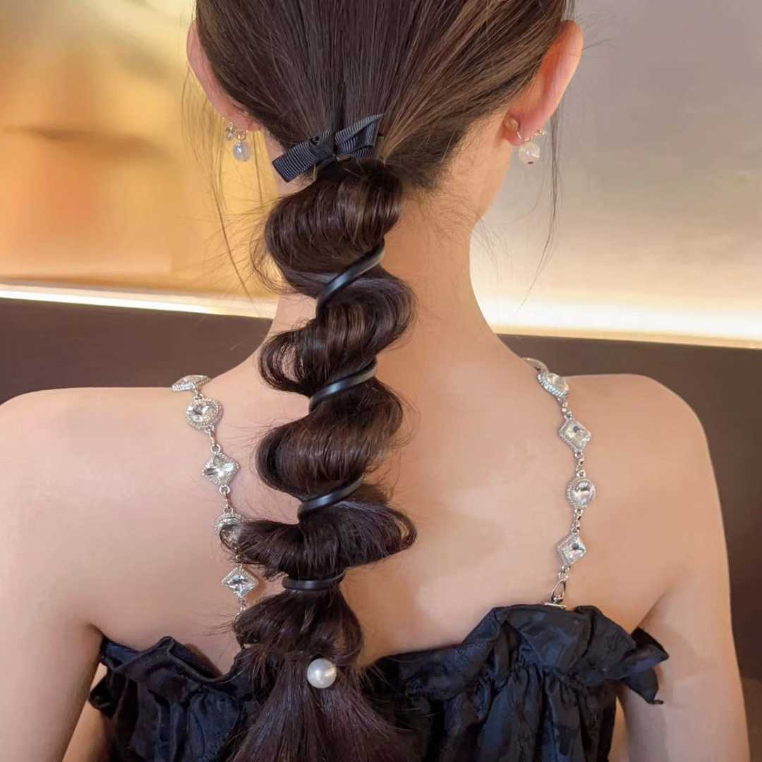 🔥50% OFF- 🎀Bowknot Braided Telephone Wire Hair Bands