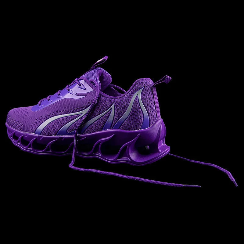 Softsfeel Women's Relieve Foot Pain Perfect Walking Shoes - Purple