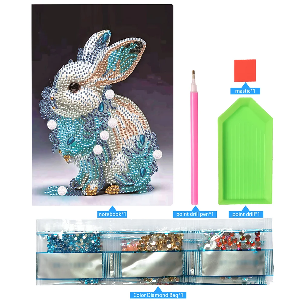 5D Diamond Mosaic Notebook 50 Pages DIY Journal A5 Chinese Zodiac