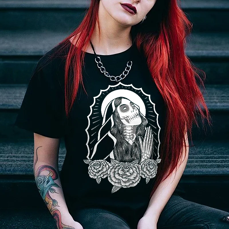 Repent Before Dying Printed Women's T-shirt -  