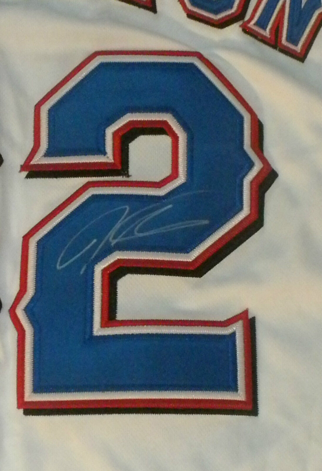 JOSH HAMILTON TEXAS RANGERS MVP MLB SIGNED JERSEY 1