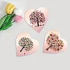 6pcs DIY Heart Tree Special Shape Diamond Painting Greeting Card Kit
