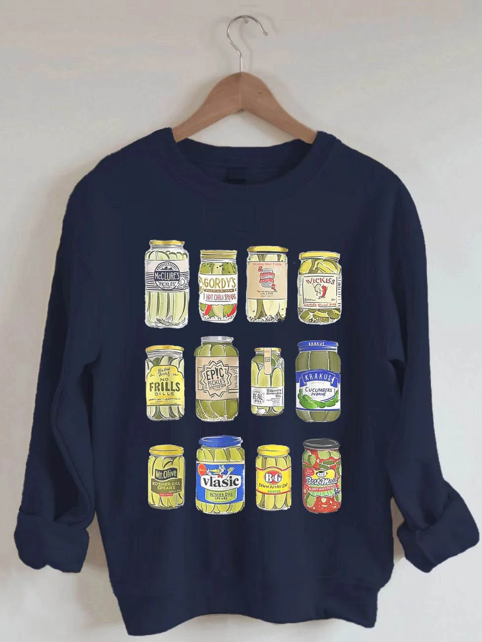 Vintage Canned Pickles Sweatshirt