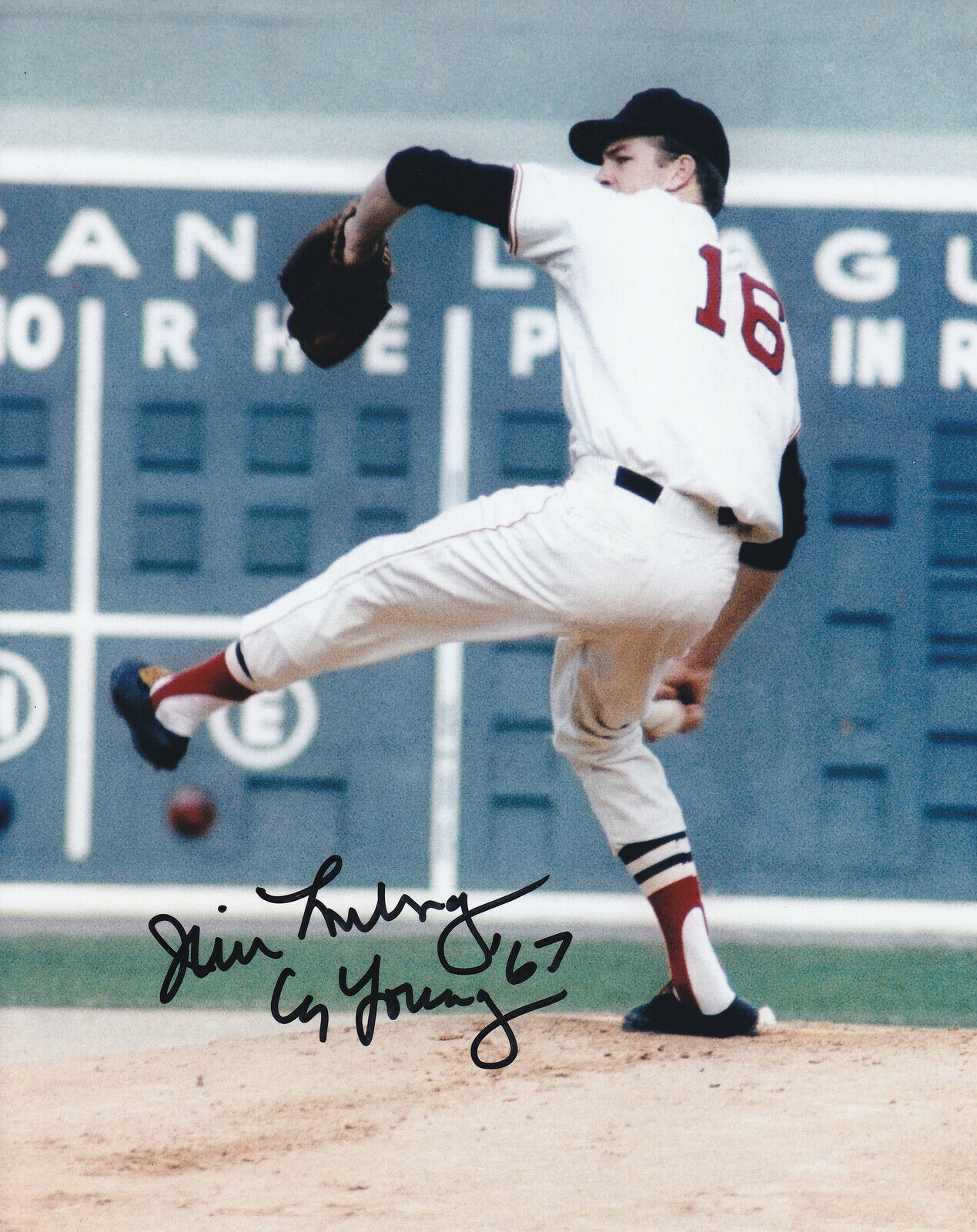 Jim Lonborg #0 8x10 Signed w/ COA Boston Red Soxs 032419