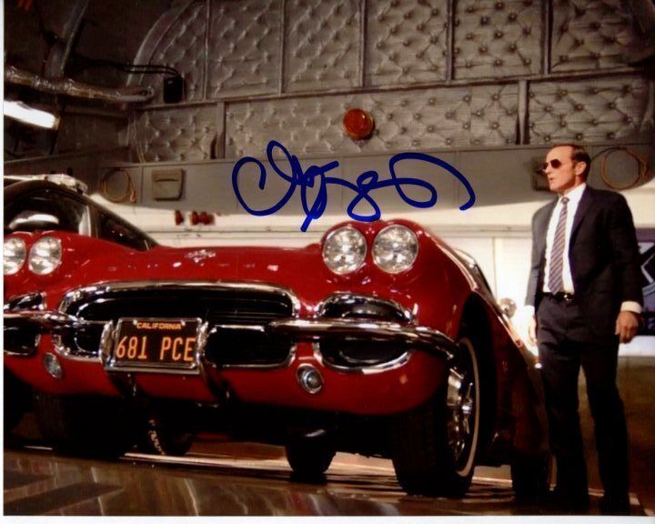 CLARK GREGG Signed AGENTS OF S.H.I.E.L.D. 1962 CHEVROLET CORVETTE Photo Poster painting