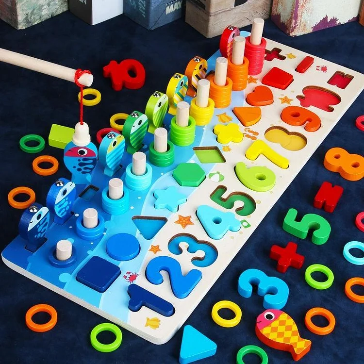 educational wooden counting toy
