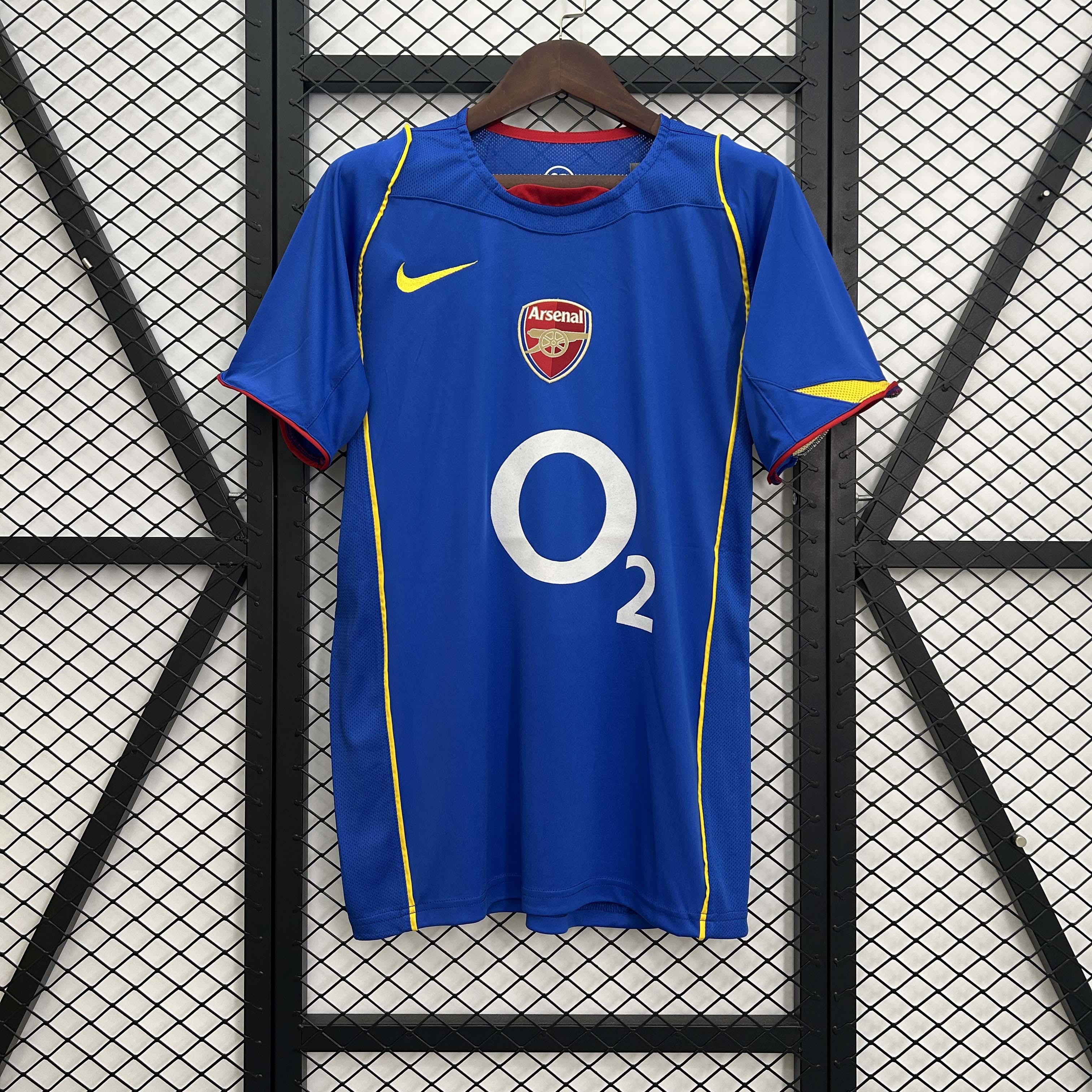 2004-2005 Retro Arsenal Away Football Shirt 1:1 Thai Quality- Maxi Kit