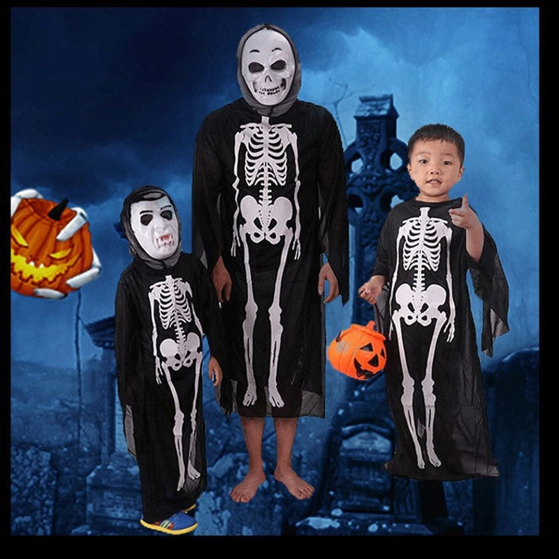 Halloween Horror Mask Party Masquerade Whole Person Grimace Scream Pullover Mask Skeleton Ghost Mask