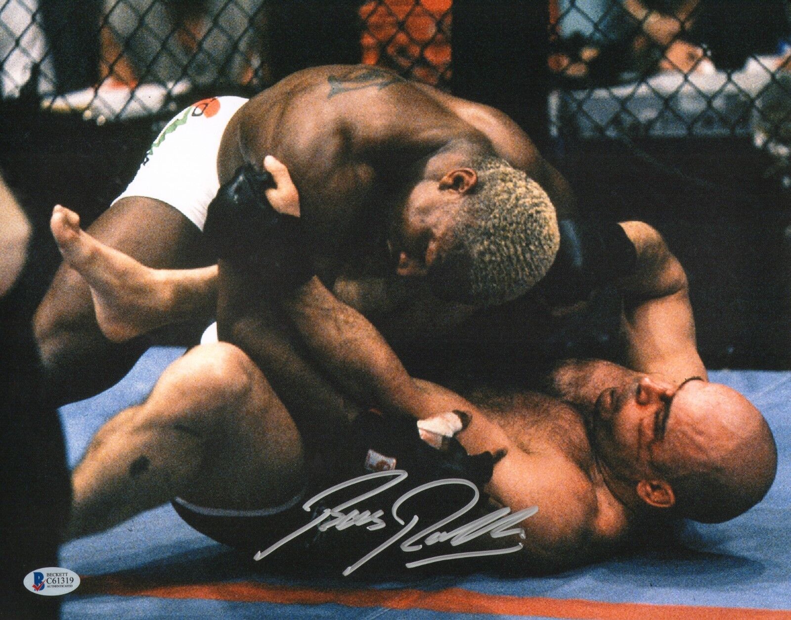 Bas Rutten Signed 11x14 Photo Poster painting BAS Beckett COA UFC 20 Champion Picture Autograph