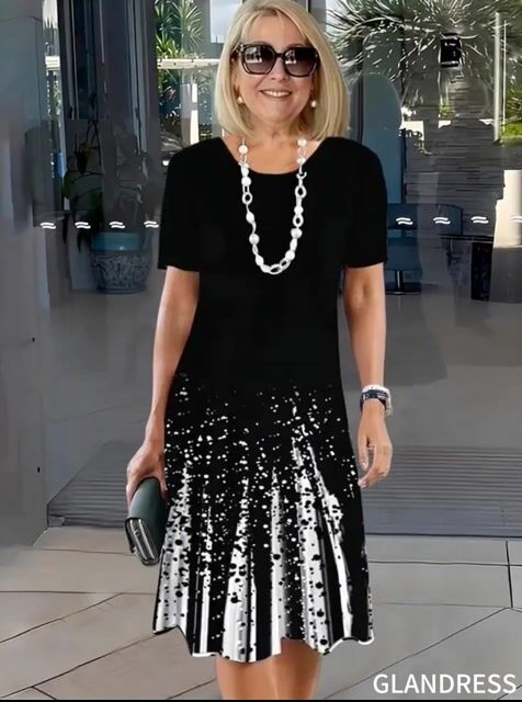 3D Printed Loose Medium Dress