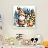 Christmas Gnomes And Elk-11CT Stamped Cross Stitch 40*40cm/15.75*15.75in tapestrymarket