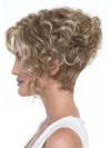 Blonde Curly Short Hair With Layers Wig