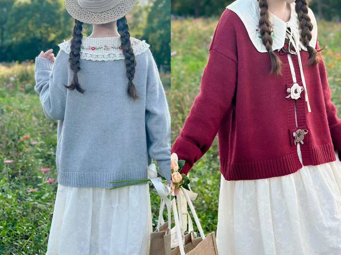 Chicfifth Sweater Women Winter Long Sleeve High Quality Autumn Vintage Top Knitted Cardigan