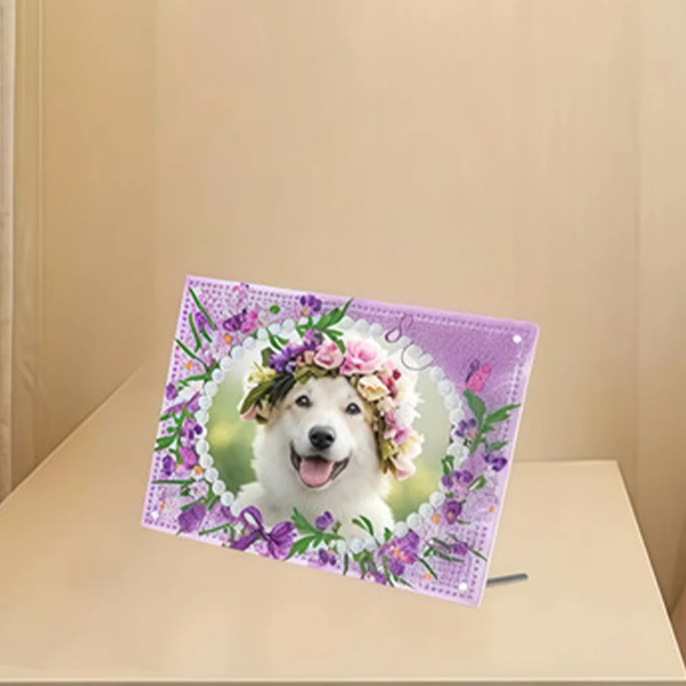 Special Shape Magnolia Table Top Diamond Painting Frame Kits for Beginners