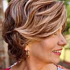 Women's Popular Mixed Color Short BOBO Wig