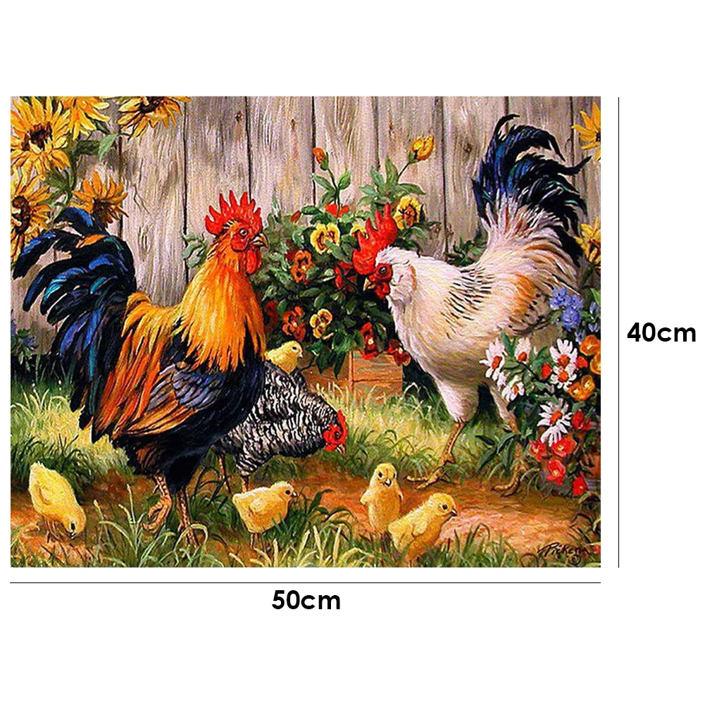 Chicken - Paint By Number(40*50cm)