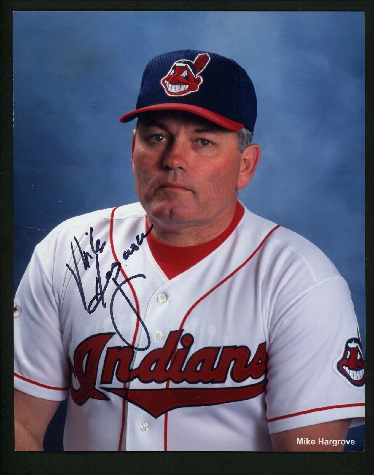 Mike Hargrove Signed Autographed 8 x 10 Photo Poster painting Cleveland Indians SHIPPING IS