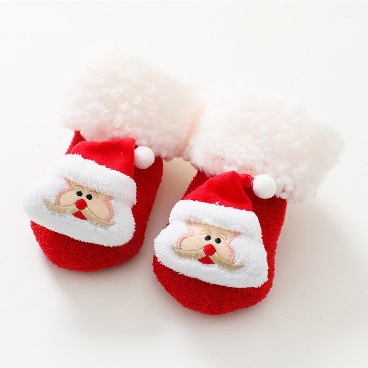 Baby Christmas Coral Fleece Warm Socks
