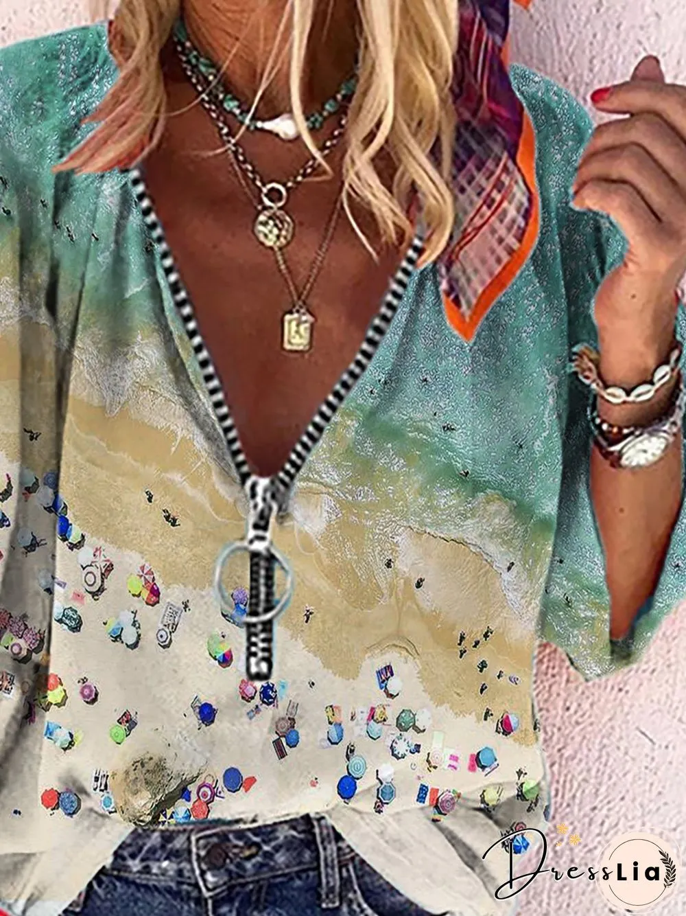 Plus size Beach Holiday Tops