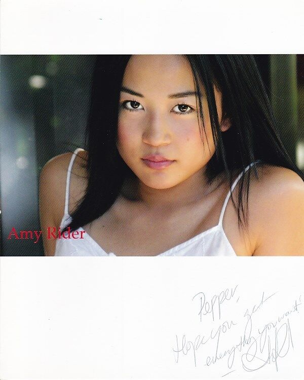 AMY RIDER Autographed Signed Photo Poster paintinggraph - To Pepper