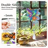 2pcs Flower Bird Diamond Painting Double-sided Crystal Window Suncatcher Craft Set Birthday Gifts Home Garden Decor Hanging Kit