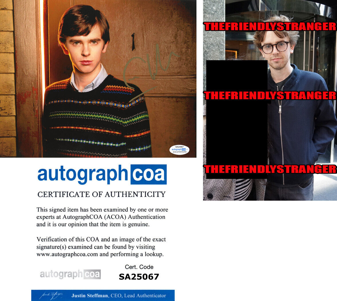 FREDDIE HIGHMORE signed Autographed BATES MOTEL