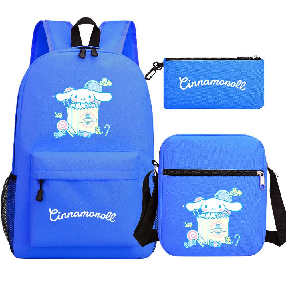 Mayoulove Cinnamoroll Backpack Lightweight Design with Multiple Pockets for School Use-Mayoulove