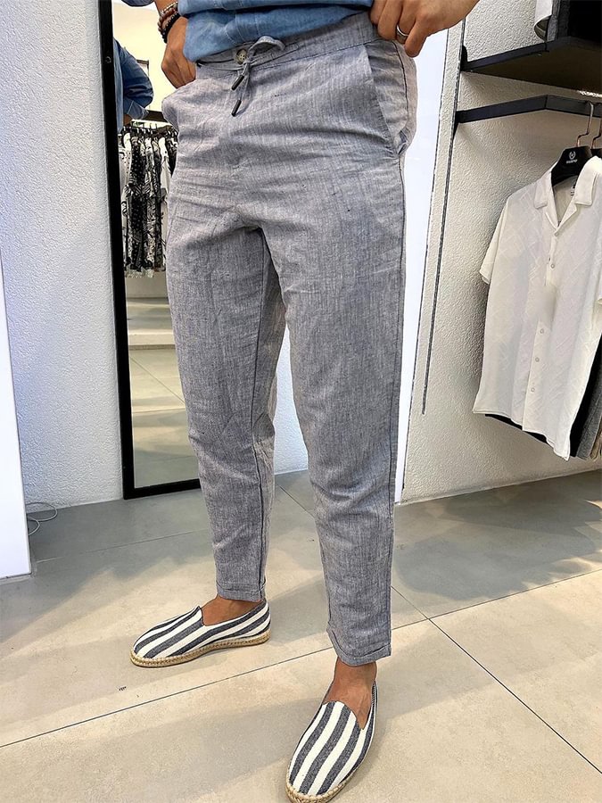 Men's Casual Gray Pants
