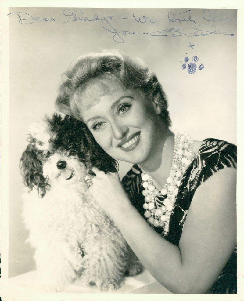 Celeste Holm (Vintage, Inscribed) signed Photo Poster painting COA