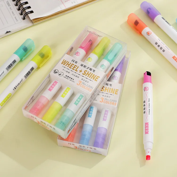 nonbranded Multicolor Glitter Highlighters Pens at Rs 100/piece in Hisar