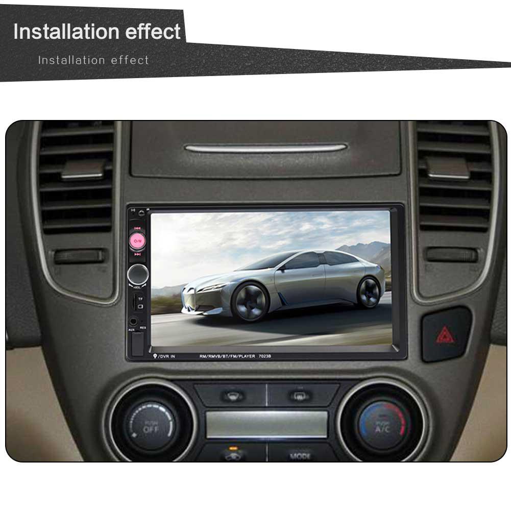 

7023B Double DIN Bluetooth-compatible Car Stereo USB Radio Receiver In Dash Head Unit, 501 Original