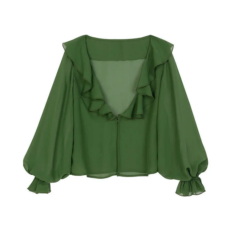 Vintage Bamboo Embroidery Cardigan Cami Top Skirt  - Modakawa modakawa