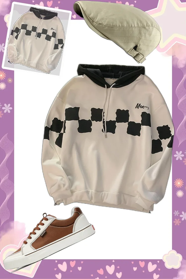 Daily Wear Winter Hoodie - Soft Oversized Street Style with Retro Graphics