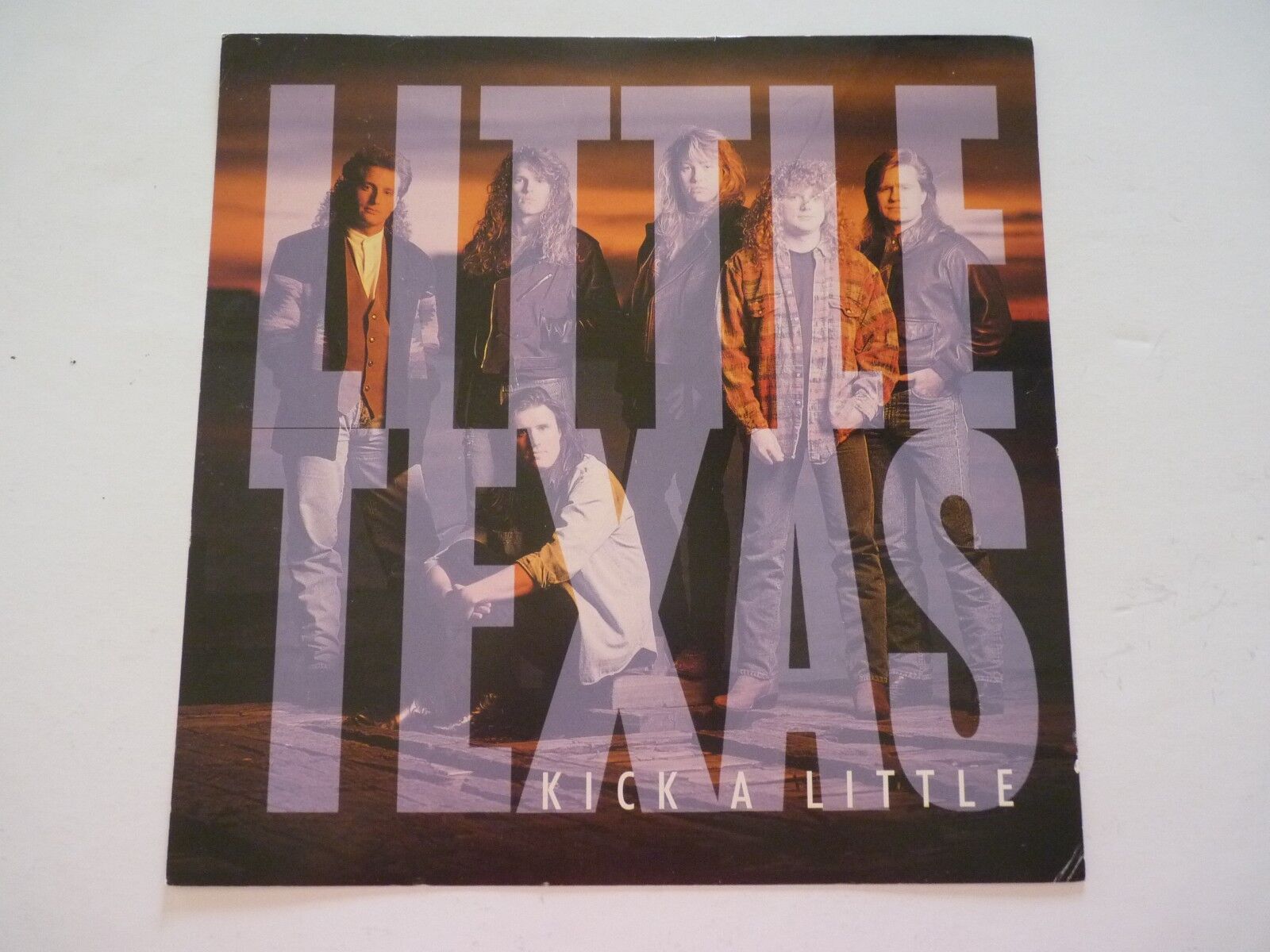 Little Texas Kick a Little LP Record Photo Poster painting Flat 12X12 Poster